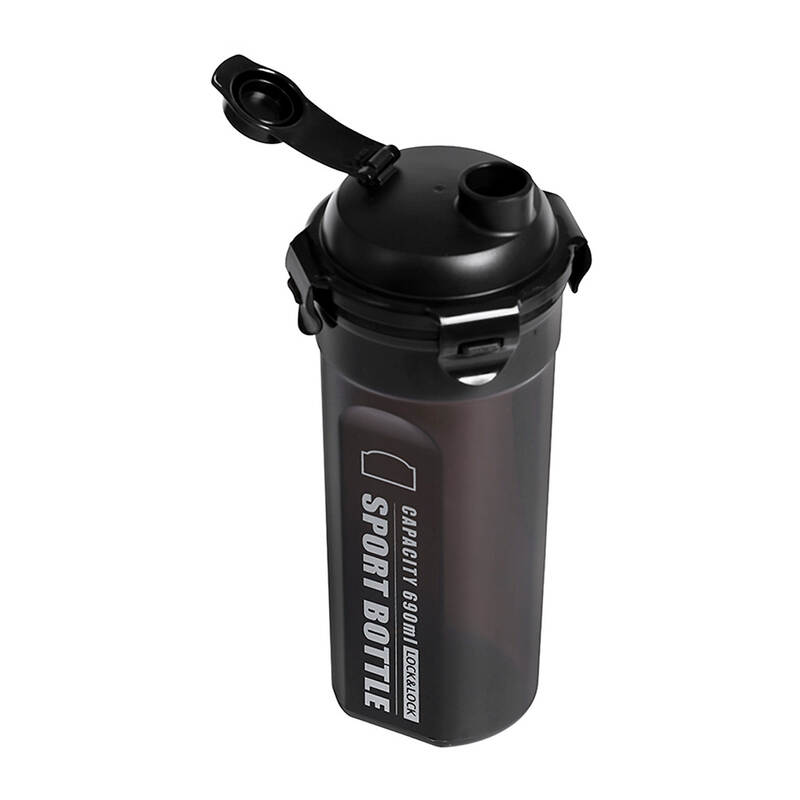 Bình Nhựa Đựng Nước LocknLock Sports Water Bottle 470ml - Màu Đen - HPL931NBK, , large image number null